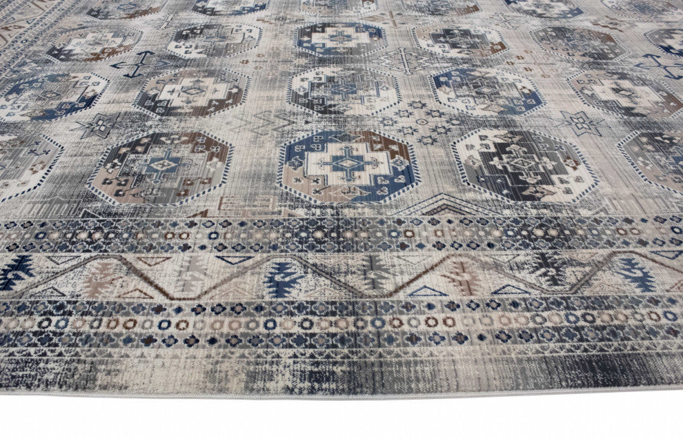 Noori Rug Latif Jodie Grey/Blue Rug
