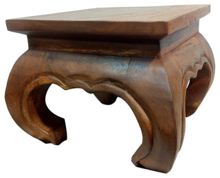 Solid Wood Opium Table, 12" x 12"