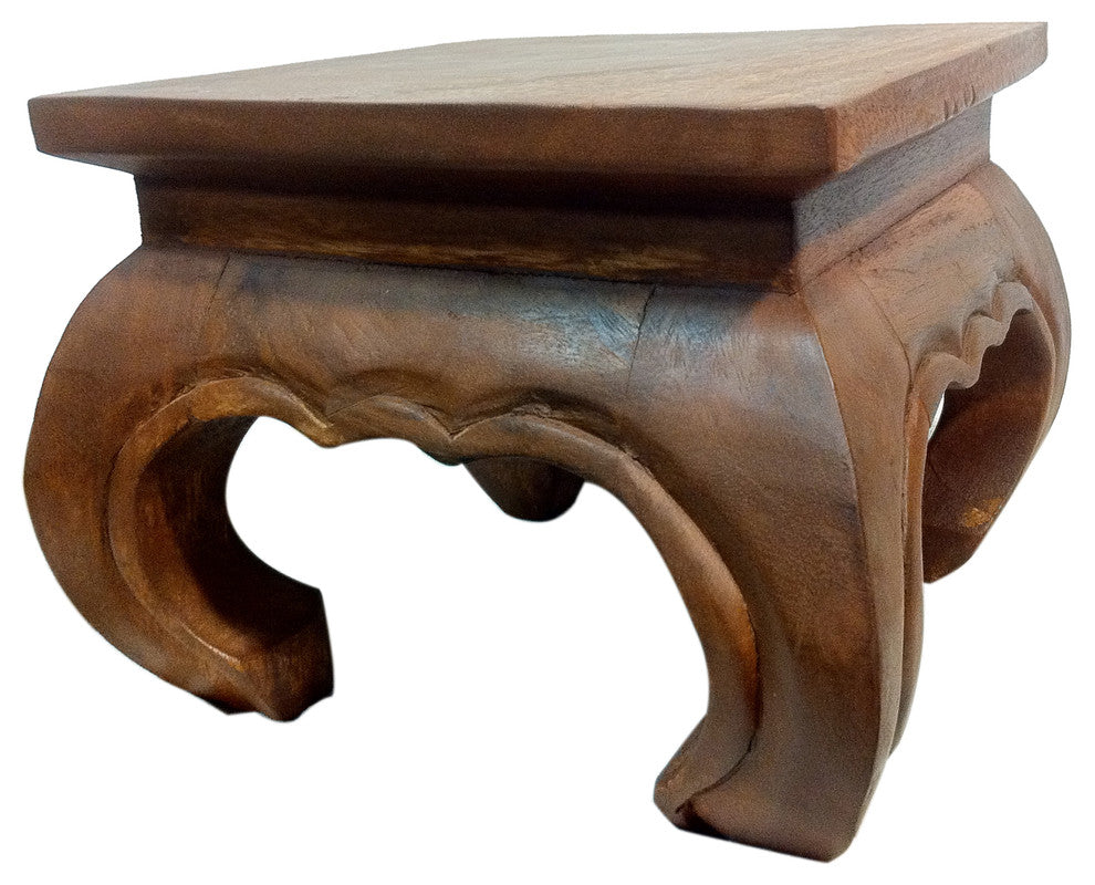 Solid Wood Opium Table, 12" x 12"