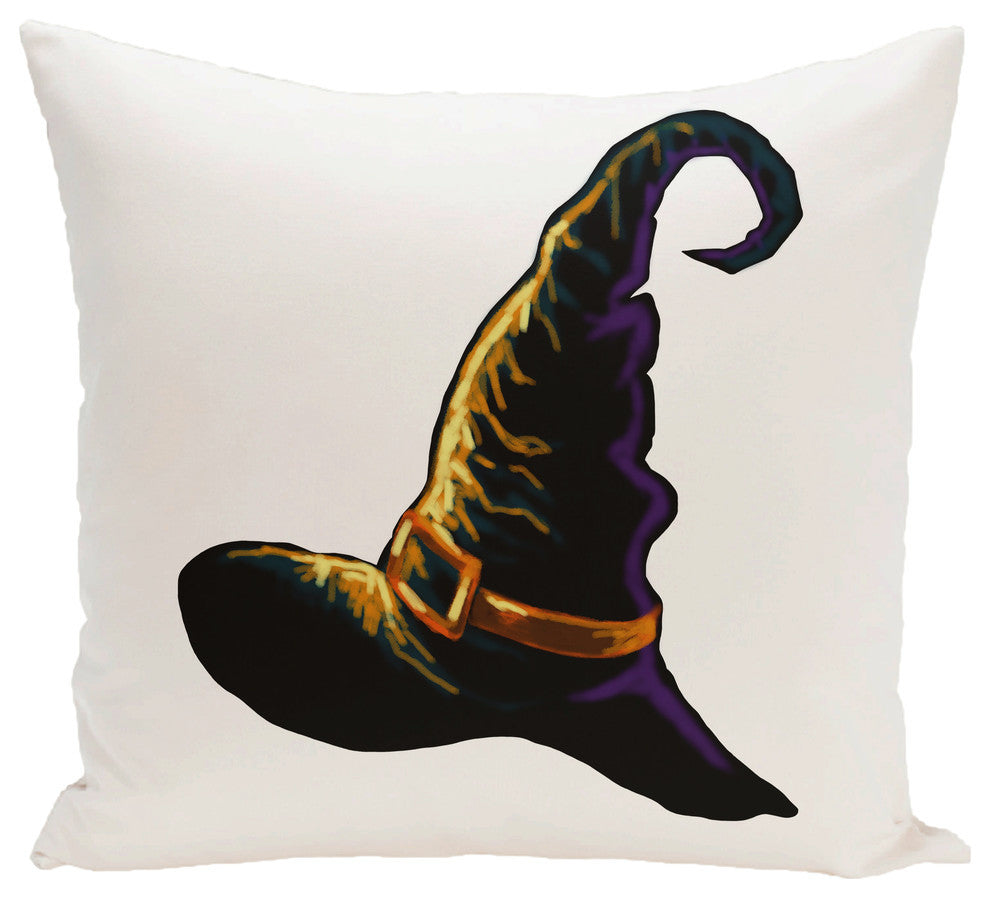Witchcraft Holiday Print Pillow, Black, 20"x20"