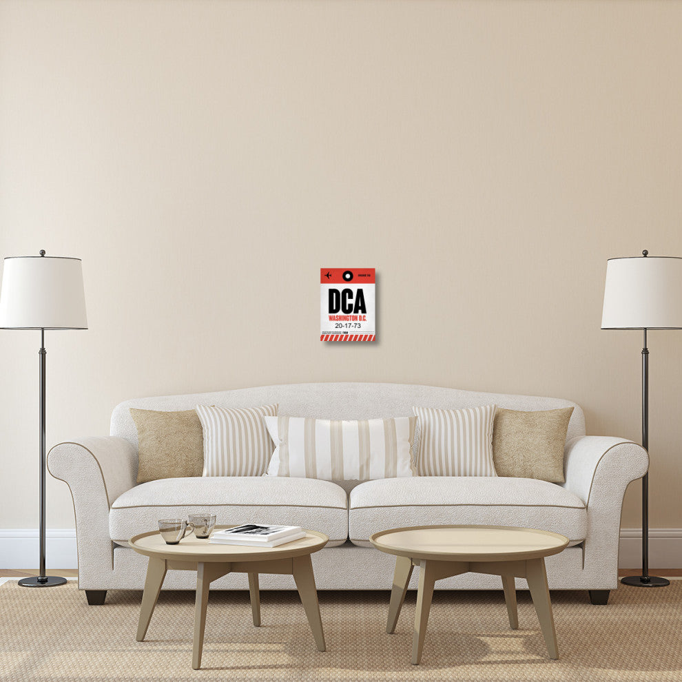 "DCA Washington Luggage Tag 1" Fine Art Print