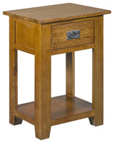 Mission Quarter Sawn White Oak 1-Drawer Nightstand, End Table