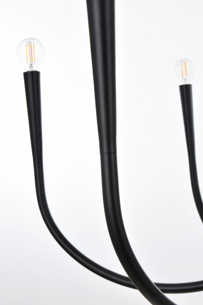 Home Living 36" Chandelier, Black