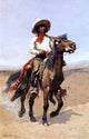 Frederic Remington A Regimental Scout, 18"x27" Wall Decal