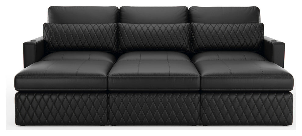 Seatcraft Diamante, Black, 6-Piece Sofa
