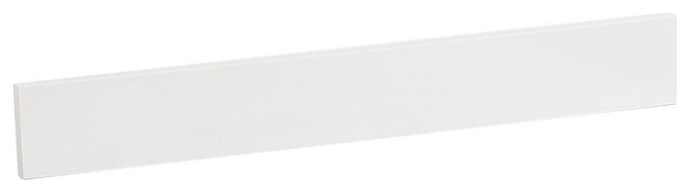 Elegant Decor Bathroom Vanity Backsplash Ivory White