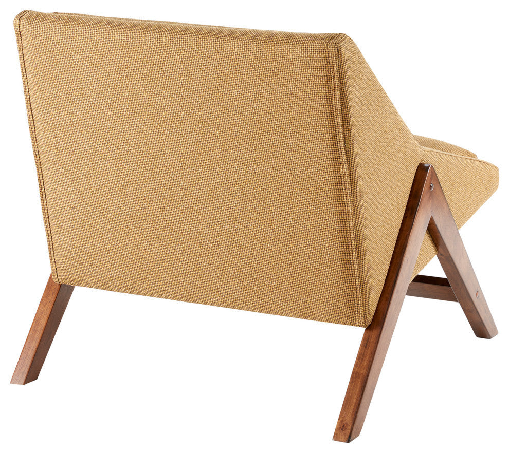 INK+IVY Mid-Century Modern Recessed Accent Chair Armchairs