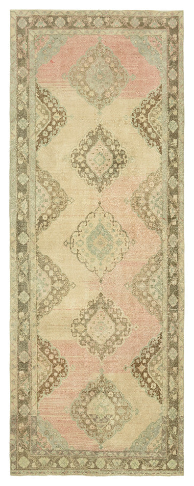 Rug N Carpet - Handwoven Oriental 4' 8" x 12' 3" Antique Runner Rug