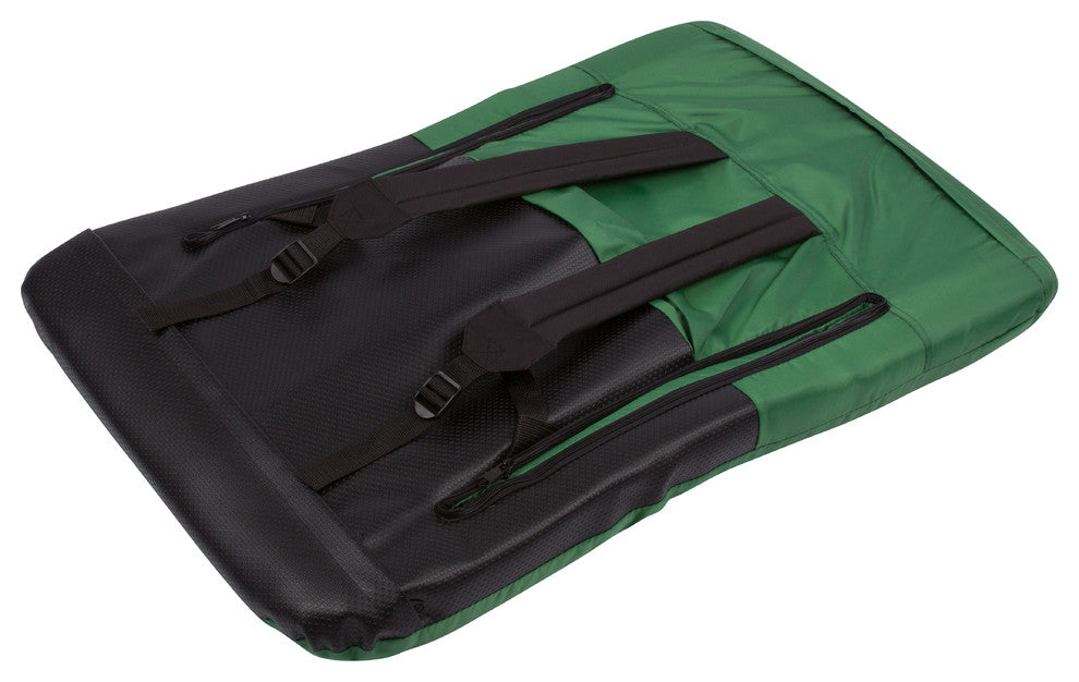 Portable Multiuse Adjustable Recliner Stadium Seat, Dark Green