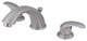 Kingston Brass Widespread Bathroom Faucet With Retail Pop-Up, Brushed Nickel