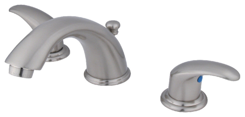 Kingston Brass Widespread Bathroom Faucet With Retail Pop-Up, Brushed Nickel