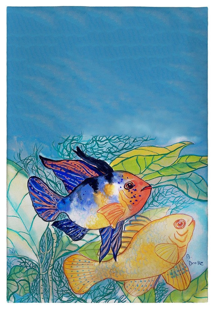 Betsy's Two Fish Guest Towel - Two Sets of Two (4 Total)