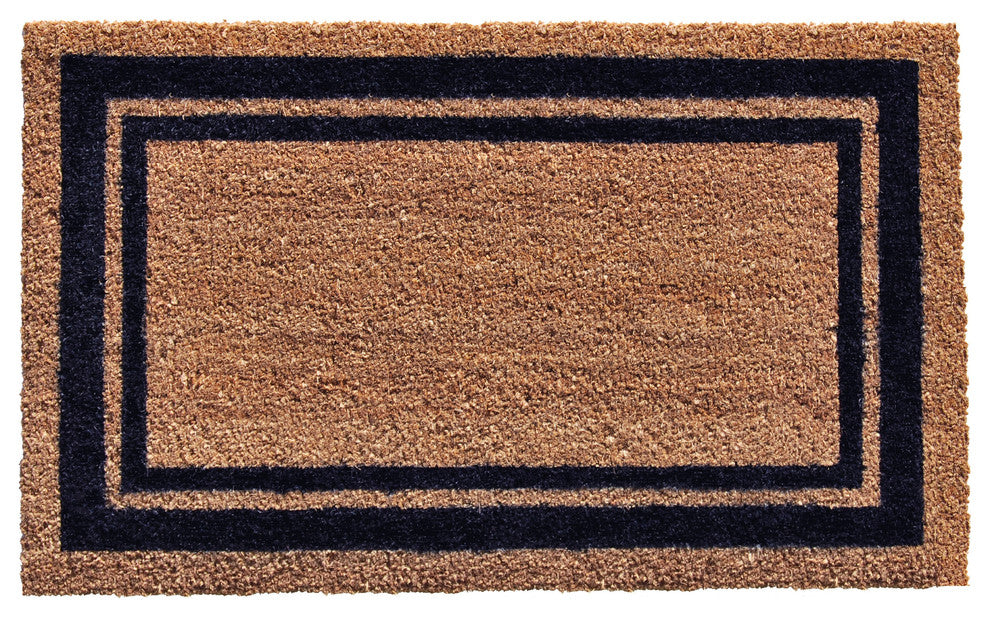 Calloway Mills Dark Blue Border Doormat 24" x 36"