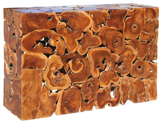 Teak Wood Akar Console Table