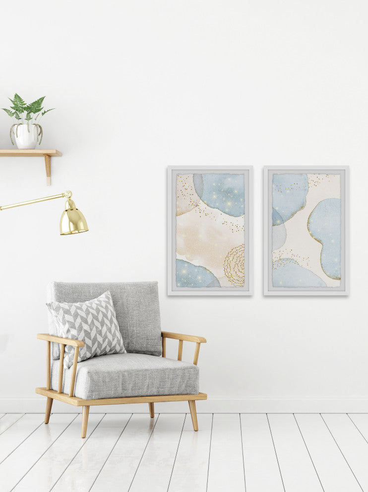 Disputed Territory Diptych, 2-Piece Set, 8x12 Panels