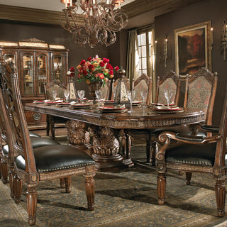 Villa Valencia Rectangular Wood Dining Table, Classic Chestnut