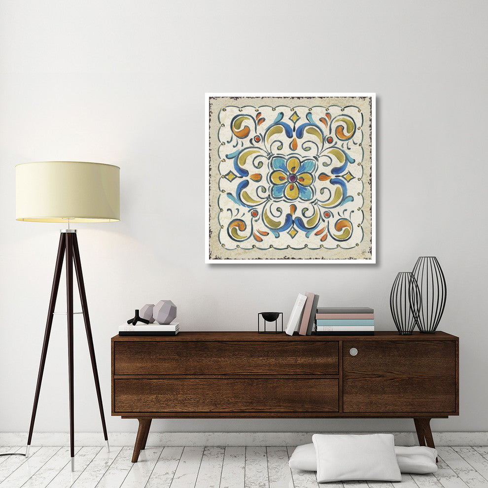 "Mediterranean Flair XIV" Digital Paper Print by Daphne Brissonnet, 42"x42"