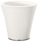 Crescent Garden Madison Planter, Double-Walled Plant Pot, 26" (Alpine White)