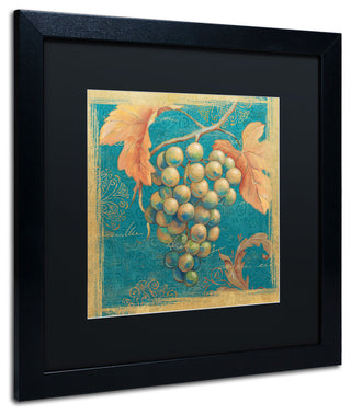 'Lovely Fruits IV' Matted Framed Canvas Art by Daphne Brissonnet
