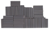 Decorative Books - Slate Paper Wrapped Book Wall - Set of 75 Grey Books