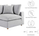 Modular Deep Sofa, Gray, Fabric, Modern, Lounge Cafe Hotel Hospitality