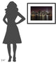 "Nyc Skyline" Framed Digital Print by Nicolas Merino, 32x24"