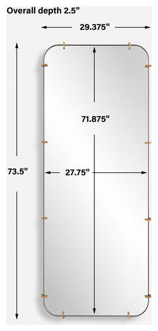 Uttermost Pali Industrial Dressing Mirror