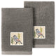 Linum Home Textiles 100% Turkish Cotton BELINDA 2PC Emb Fingertip Towel Set