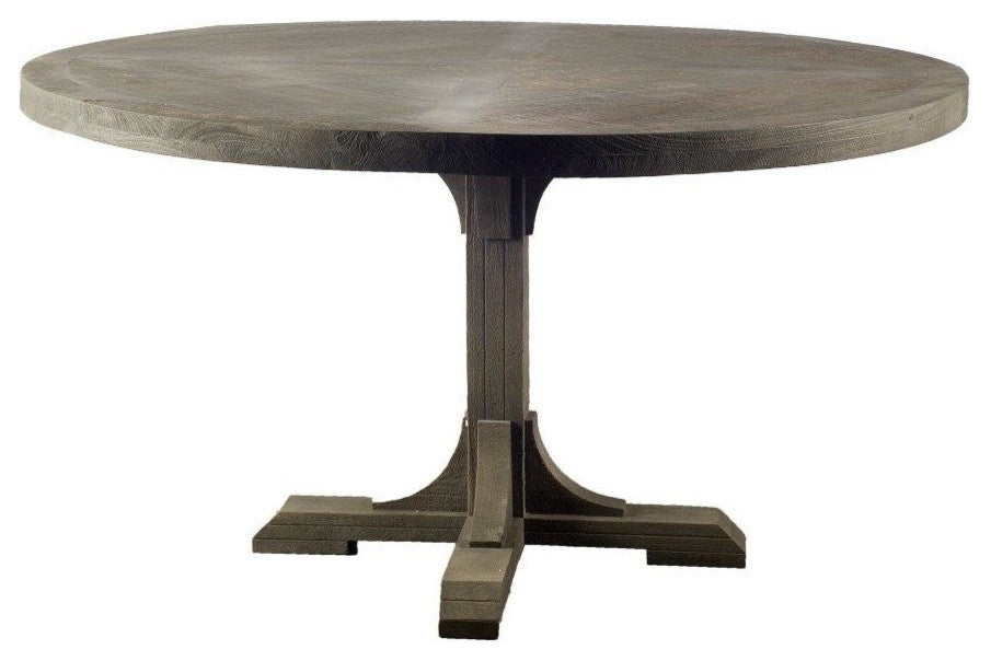 Barrett IV Light Brown Solid Wood 54" Round Dining Table