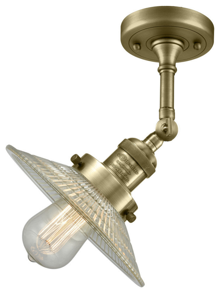 Halophane 1-Light LED Semi-Flush Mount