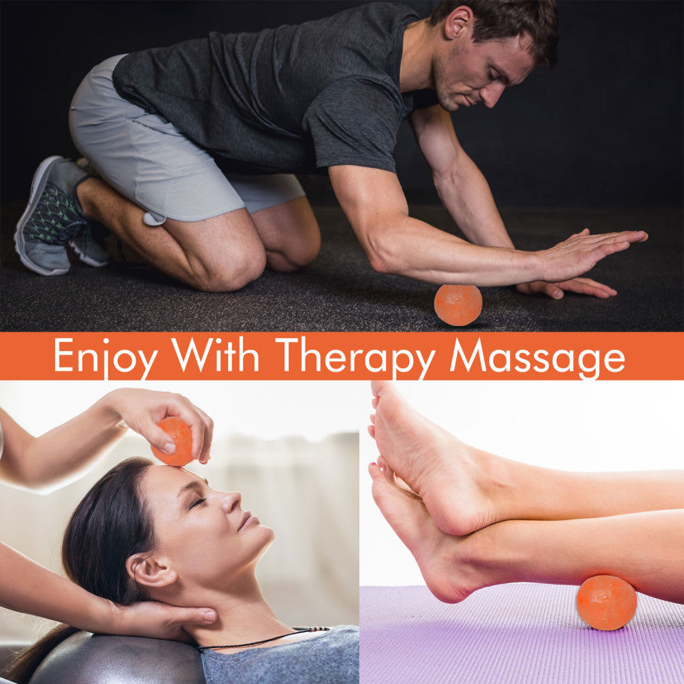 Himalayan Glow Massage Ball Natural Himalayan Bowl Salt Lamp