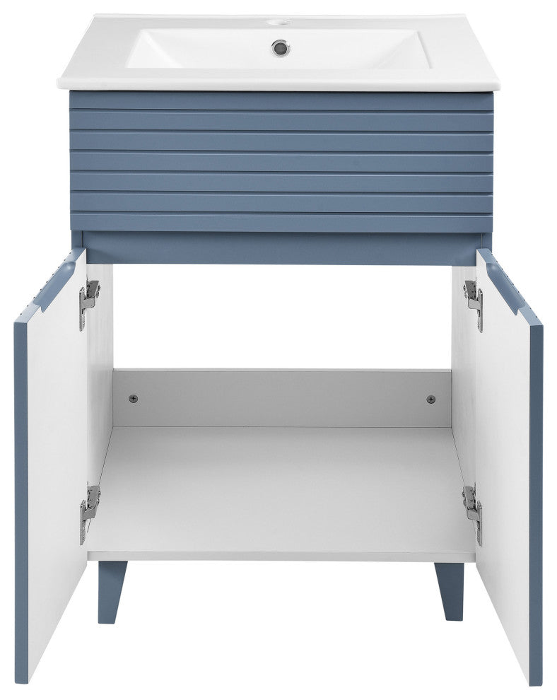 Bernay 24" Bathroom Vanity, Heather