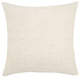 Ox Bay Handwoven Natural Beige Diamond Organic Cotton Pillow Cover, 26"x26"