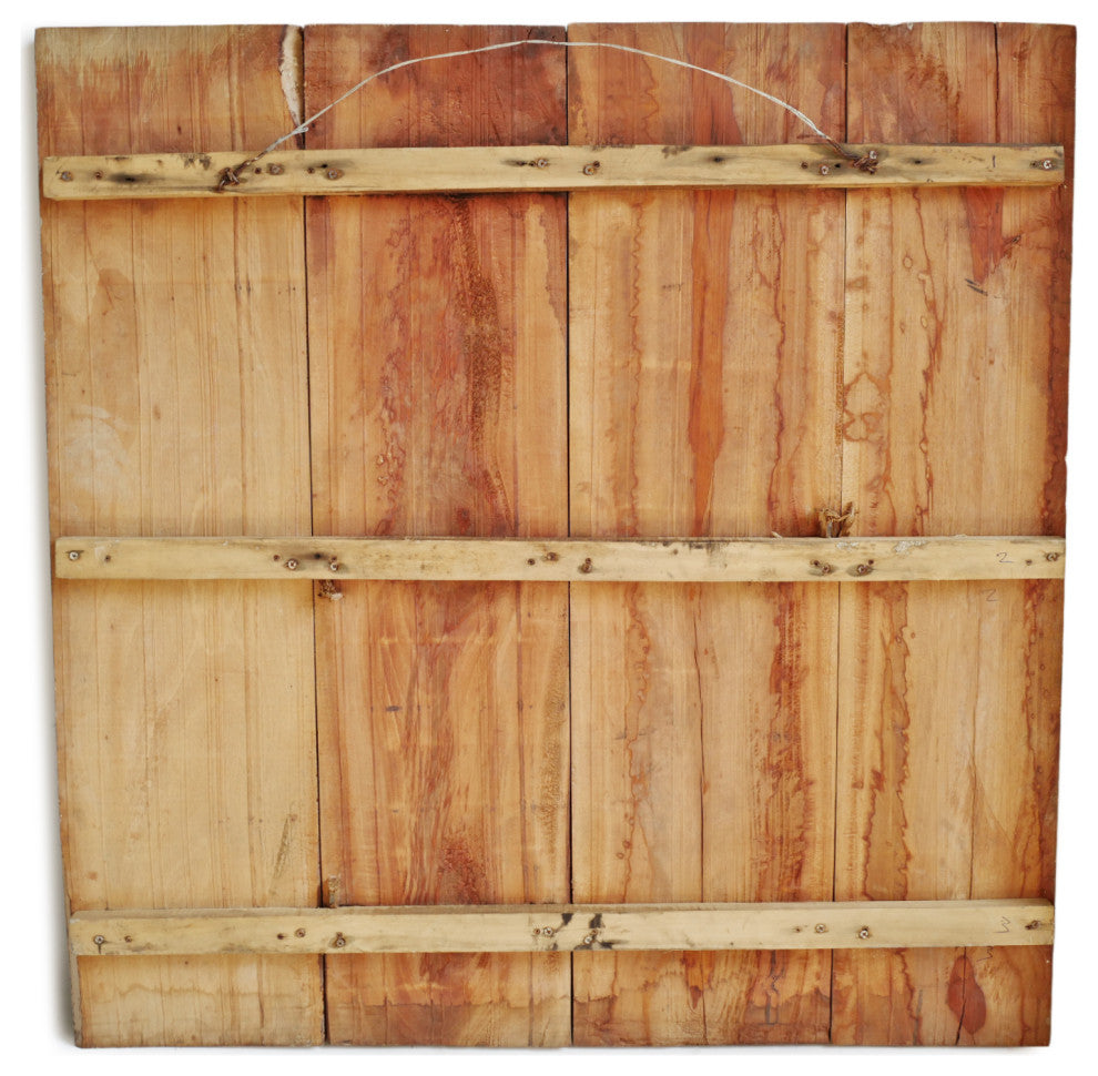 Square Toraja Wood Wall Panel