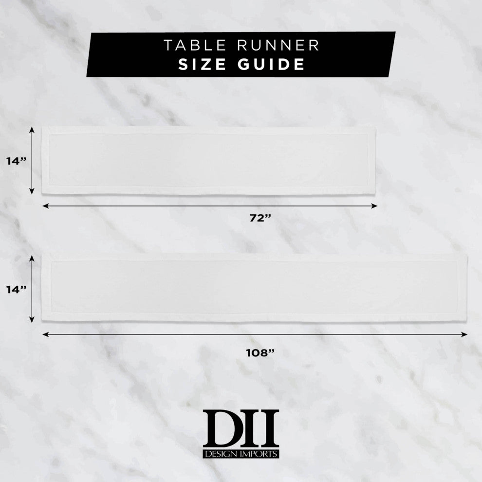 Cream Metallic Plaid Table Runner 14"x108"