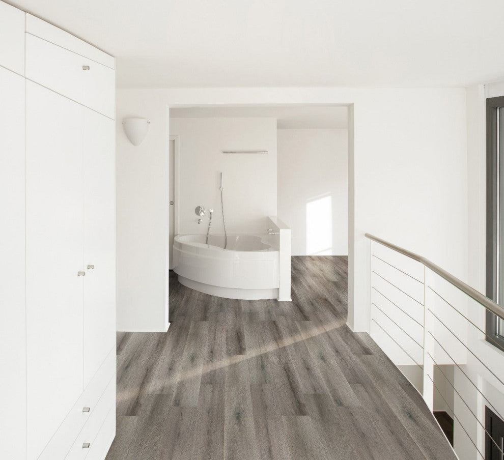 Smithcliffs Avery Ash 7X48 Hybrid Core Luxury Vinyl Tile, (4x4 or 6x6) Sample