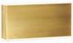 Aged Brass Modern Wall With Frosted Acrylic