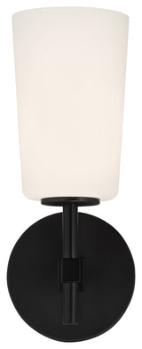 Colton 1 Light Black Wall Mount