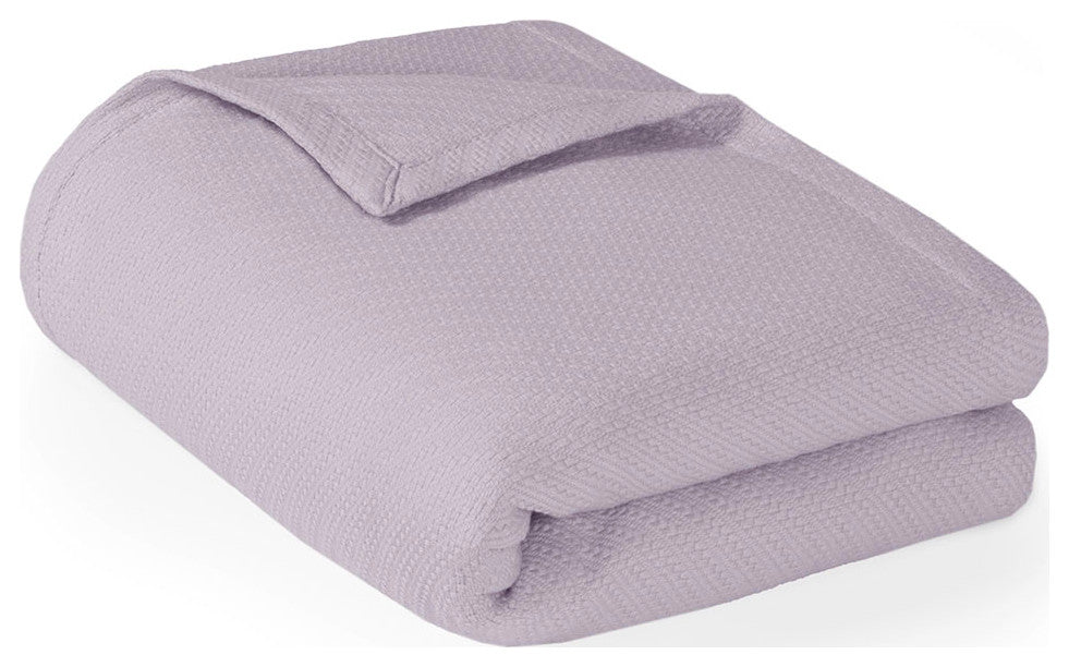 Madison Park Liquid Cotton Liquid Cotton Blanket, Lilac