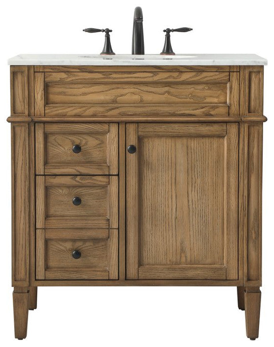 Elegant VF12532DW 32" Single Bathroom Vanity, Driftwood