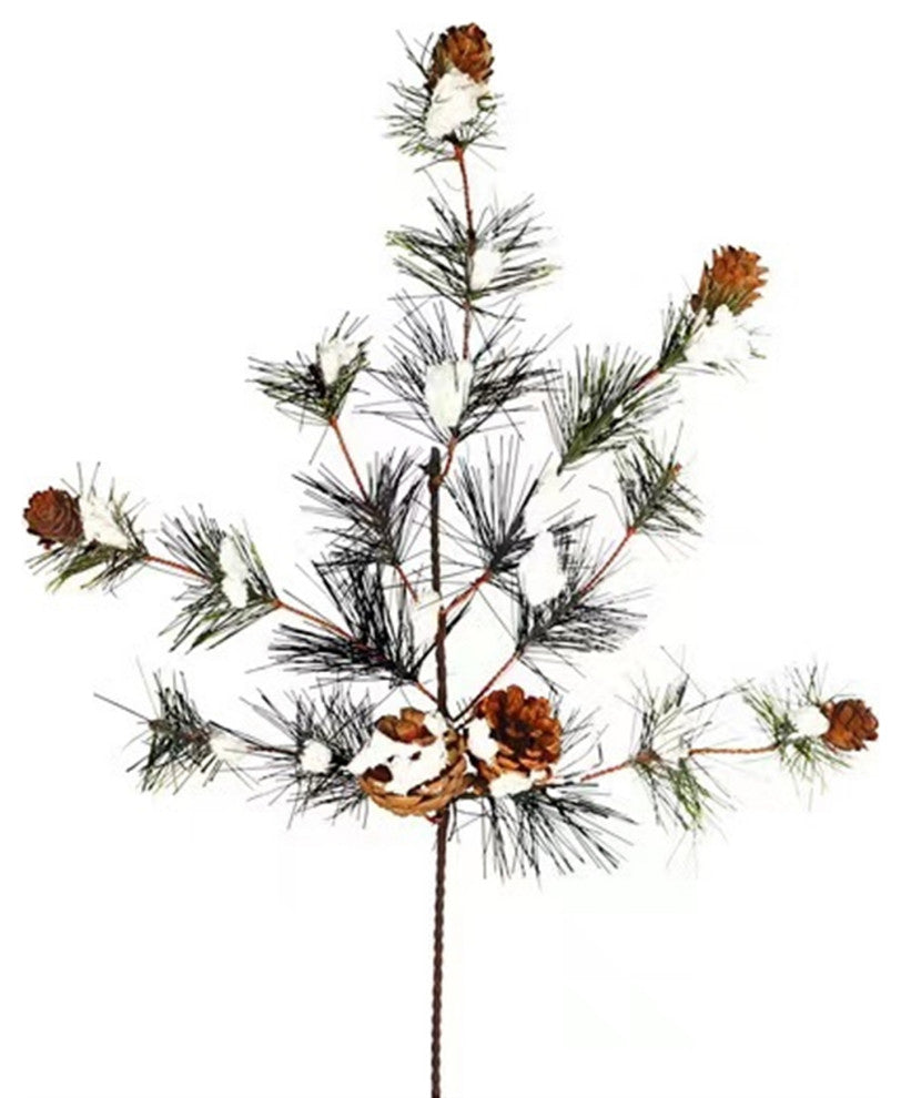 Snowy Pine Spray, Set of 6