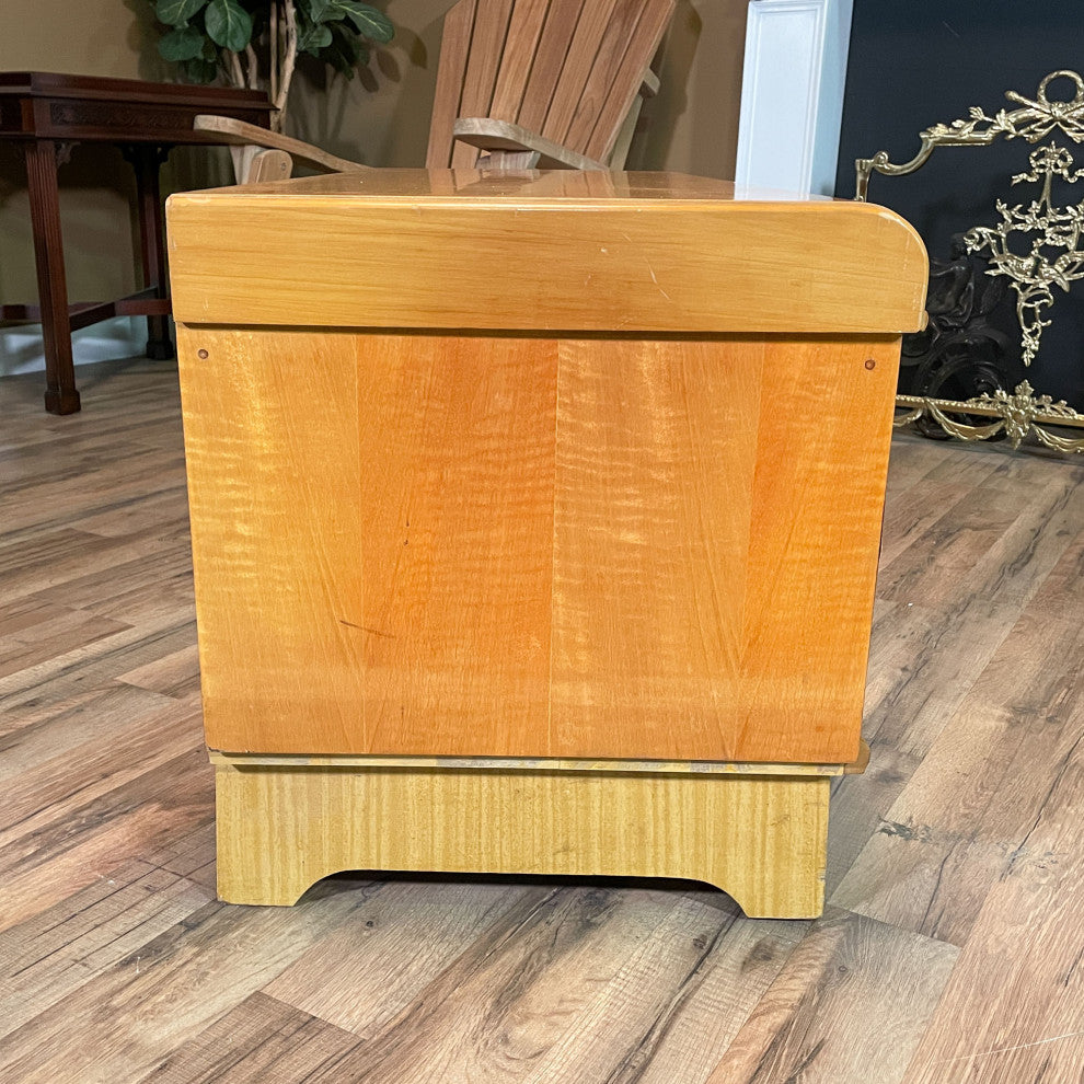 NVIN0387 Vintage Satinwood Blanket Chest