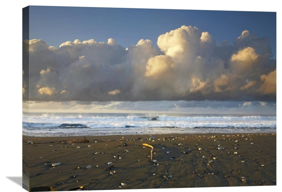 "Beach And Waves, Corcovado National Park, Costa Rica" Artwork, 32" x 24"