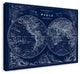 Hemispheres Blueprint 30x40 Canvas Wall Art