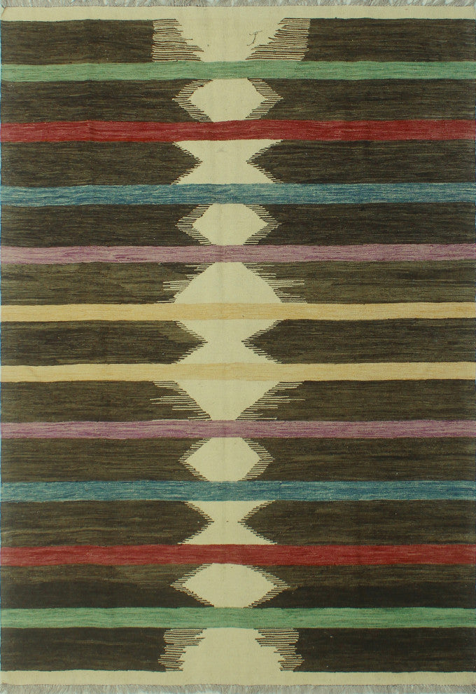 Winchester Kilim Sitav Brown Rug