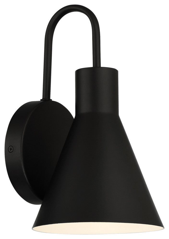 Access Lighting 20137LEDDMG Solano 12" Tall LED Wall Sconce - Black