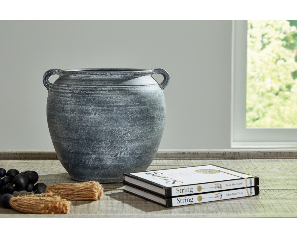 Meadie Distressed Blue Vase