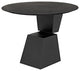 Round Pieta Table, Black Steel
