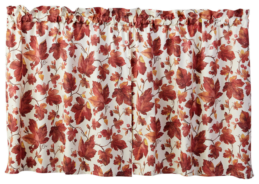 SKL Home Falling Leaves Tier Pair, 57"x36", Spice