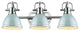 Duncan 3-Light Vanity, Chrome, Seafoam